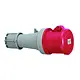 ABL K53S30 CEE koppelcontactstop 63A 400V 5-polig rood 6h IP44