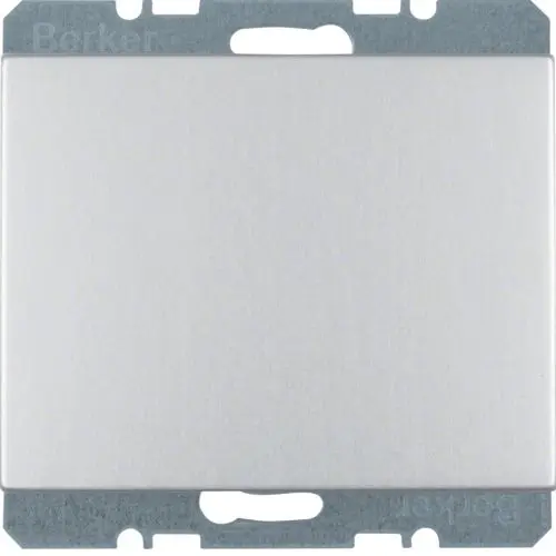 Berker 6710457003 blinddeksel incl. draagframe met spreidklemmen K5 aluminium