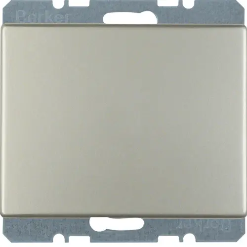 Berker 6710457004 blinddeksel incl. draagframe met spreidklemmen K5 edelstaal