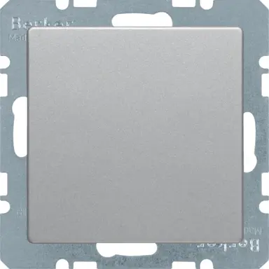 Berker 6710096084 blinddeksel incl. draagframe met spreidklemmen Q1/Q3/Q7 aluminium