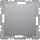 Berker 6710091404 blinddeksel incl. draagframe met spreidklemmen S1/B3/B7 aluminium mat