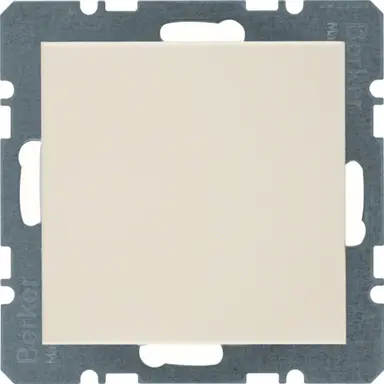 Berker 6710098982 blinddeksel incl. draagframe met spreidklemmen S1/B3/B7 creme glans