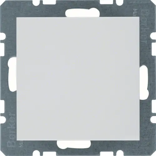 Berker 6710098989 blinddeksel incl. draagframe met spreidklemmen S1/B3/B7 wit glans