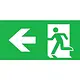 Ecolight PM-L pictogram uitv. inlegvel links