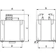 Erea EDR 24TS63 trafo 230/24 63va gesch din