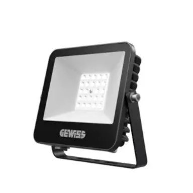 Gewiss GWF1100BL840 ELIA FL MINI XS2 schijnwerper LED 20 Watt 2400lm 4000k IP66 zwart