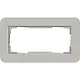 Gira 1002412 afdekraam 2-voudig zonder middenstijl E3 grijs/wit
