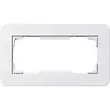 Gira 1002410 afdekraam 2-voudig zonder middenstijl E3 wit glans