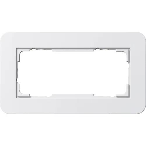 Gira 1002410 afdekraam 2-voudig zonder middenstijl E3 wit glans