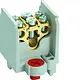 Hager K64 Aansluitblok 1p Geisol. Schroe