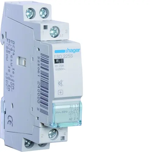 Hager ESD225S Magn. Schak. 25A (AC1) 2m 24