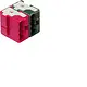 Hager TG008 Lasklem 8v 0,6-0,8mm2 Rood