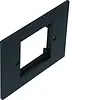 Hager GBZWR19005 adapterplaat 50x50 mm element GBZ zwart