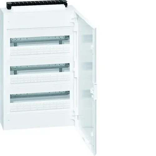 Hager VB318C Vega leeg 54-modulen 400x625mm 3 rijen van 18 modulen gesloten deur wit IP40
