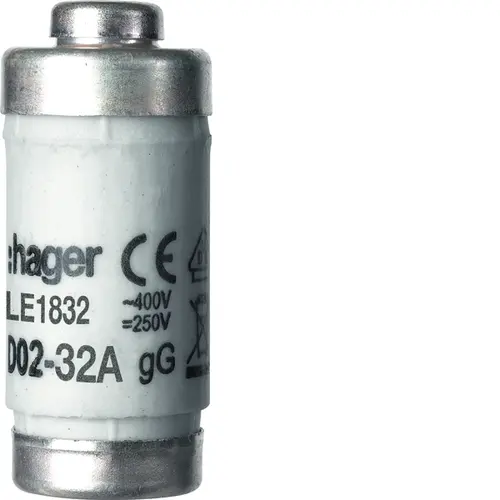 Hager D02 32A zekering d0 2 32a