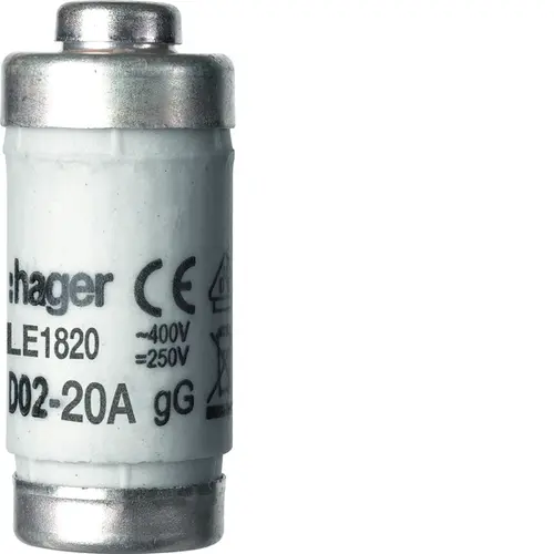 Hager D02 20A zekering d02 20a