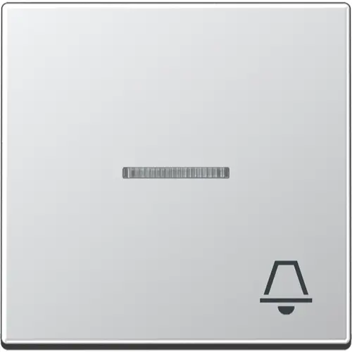 JUNG A 590 KO5 K AL schakelwip met belsymbool controlevenster A-range aluminium
