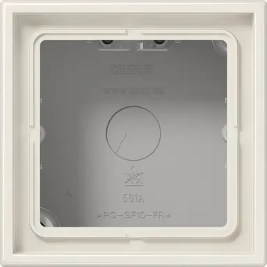 JUNG LS 581 A W opbouwbak 1-voudig LS990 creme