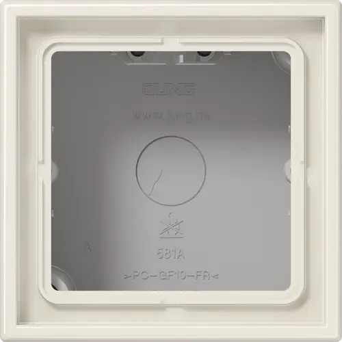 JUNG LS 581 A W opbouwbak 1-voudig LS990 creme