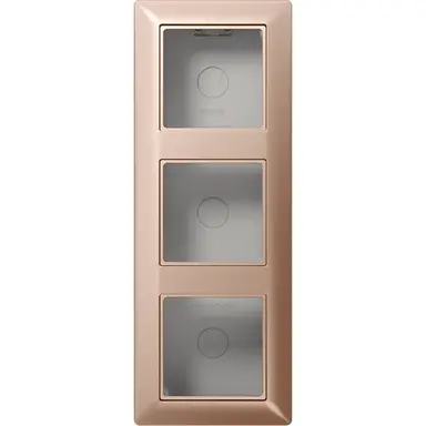 JUNG AS 583 A CH opbouwbak 3-voudig A-range champagne