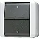 JUNG 803 W driepolige schakelaar 16A met onderbak IP44 WG800