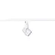 Lumiance 3088020 spot/schijnwerper 1x50W 230V aluminium wit OP=OP