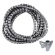 Q-Link 55.205.00 spiraalband kabelslang diameter 15mm grijs 5 meter met montagestuk OP=OP