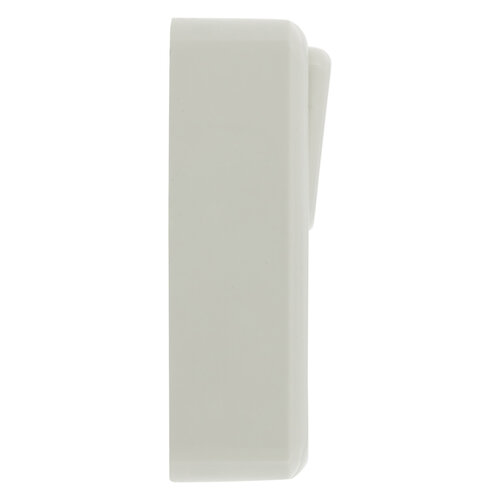 Q-Link 00.947.19 combinatie stopcontact en wisselschakelaar opbouw polarwit OP=OP