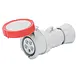 Gewiss GW62042H CEE-koppelcontactstop 3P+N+A 32A contrastekker IP67 rood 6H
