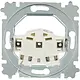 Busch-Jaeger 20 M-500-101 wandcontactdoos penaarde met steekklemmen 16A 250V