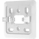 JUNG 329 WW 1-voudige montageplaat AP600 alpine wit