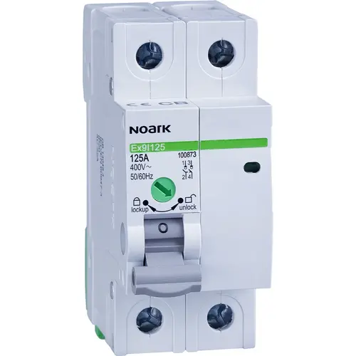 Noark EX9I125 2P 63A lastscheider modulair 2-polig 63A