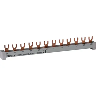 Noark BBUE 4L 10 M56 kamrail 4-polig 10mm² 56 modules