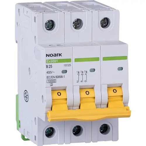 Noark EX9BH 3P C6 install.autom 6a 3p 10ka c