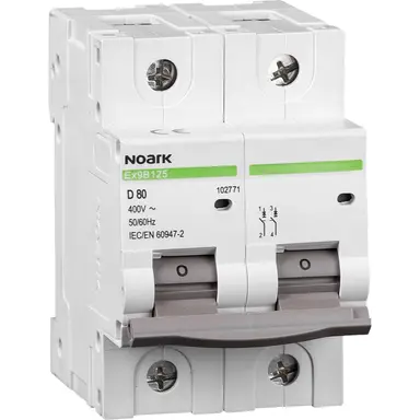Noark EX9B125 2P B40A installatieautomaat 2P 40A B-karakteristiek 20kA