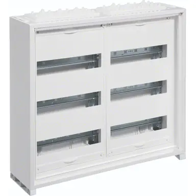 Hager FWB32T1S opbouwverdeler leeg 72-modulen 500x550mm 3 rijen van 24 modulen wit