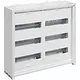 Hager FWB32T1S opbouwverdeler leeg 72-modulen 500x550mm 3 rijen van 24 modulen wit