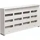 Hager FWB34T1S opbouwverdeler leeg 144-modulen 500x1050mm 3 rijen van 48 modulen wit