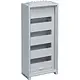 Hager FWB41T1S opbouwverdeler leeg 48-modulen 300x650mm 4 rijen van 12 modulen wit