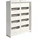 Hager FWB42T1S opbouwverdeler leeg 96-modulen 650x550mm 4 rijen van 24 modulen wit