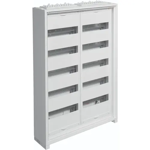 Hager FWB52T1S opbouwverdeler leeg 120-modulen 800x550mm 5 rijen van 24 modulen wit