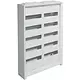 Hager FWB52T1S opbouwverdeler leeg 120-modulen 800x550mm 5 rijen van 24 modulen wit