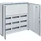 Hager FWB53N opbouwverdeler leeg 180-modulen 800x800mm 5 rijen van 36 modulen wit