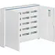 Hager FWB54P opbouwverdeler leeg 240-modulen 800x1050mm 5 rijen van 48 modulen wit