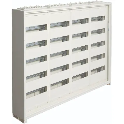 Hager FWB54T1S opbouwverdeler leeg 240-modulen 800x1050mm 5 rijen van 48 modulen wit