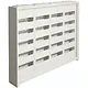 Hager FWB54T1S opbouwverdeler leeg 240-modulen 800x1050mm 5 rijen van 48 modulen wit