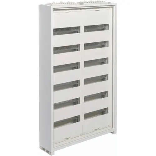 Hager FWB62T1S opbouwverdeler leeg 144-modulen 950x550mm 6 rijen van 24 modulen wit