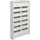 Hager FWB62T1S opbouwverdeler leeg 144-modulen 950x550mm 6 rijen van 24 modulen wit