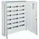 Hager FWB63P opbouwverdeler leeg 216-modulen 800x300mm 6 rijen van 36 modulen wit