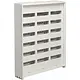 Hager FWB63T1S opbouwverdeler leeg 216-modulen 950x800mm 6 rijen van 36 modulen wit